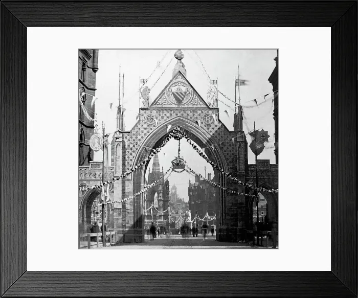 Framed Print : QV visit to, Manchester 21st may 1894 Framed Print : QV visit to, Manchester 21st may 1894