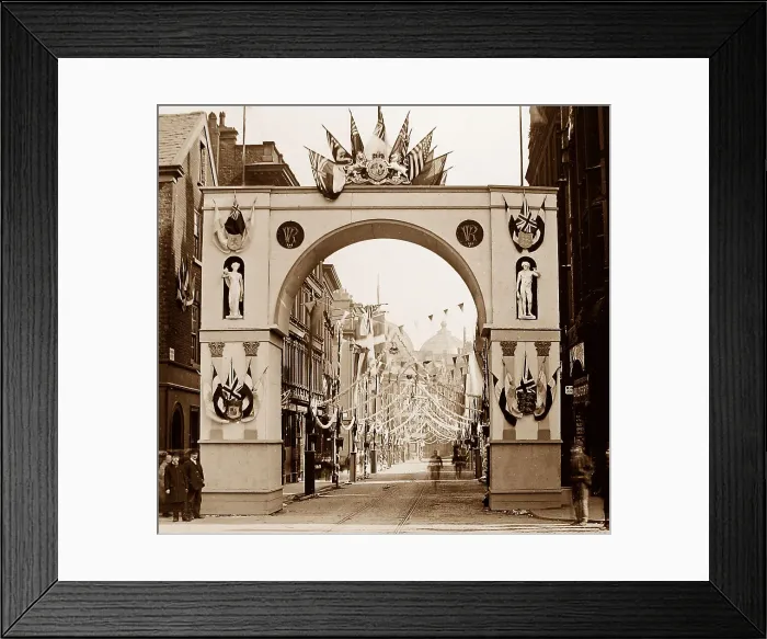 Framed Print : QV visit to, Manchester 21st may 1894 Framed Print : QV visit to, Manchester 21st may 1894