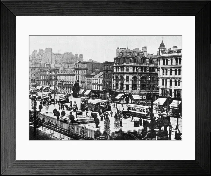 Framed Print : Piccadilly, Manchester Framed Print : Piccadilly, Manchester
