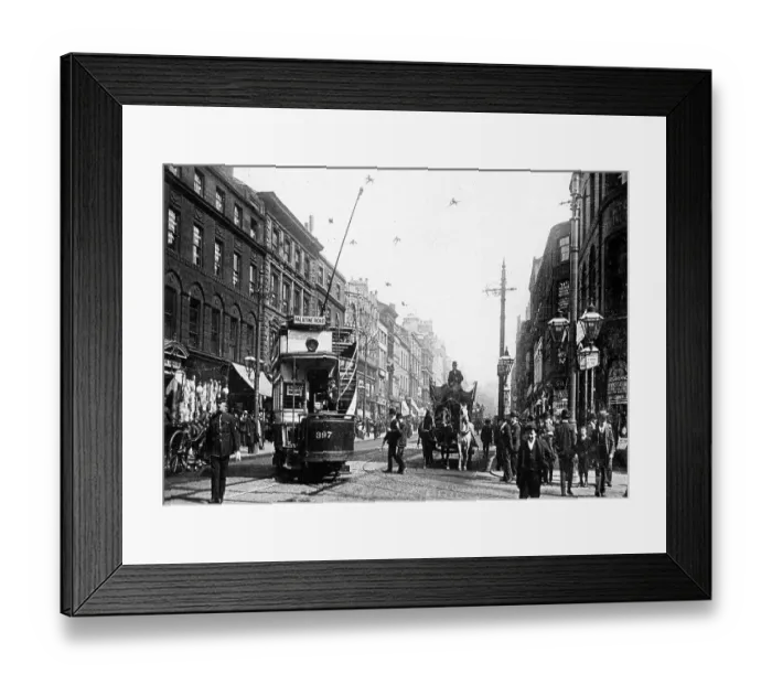 Framed Print : Market Street, Manchester Framed Print : Market Street, Manchester