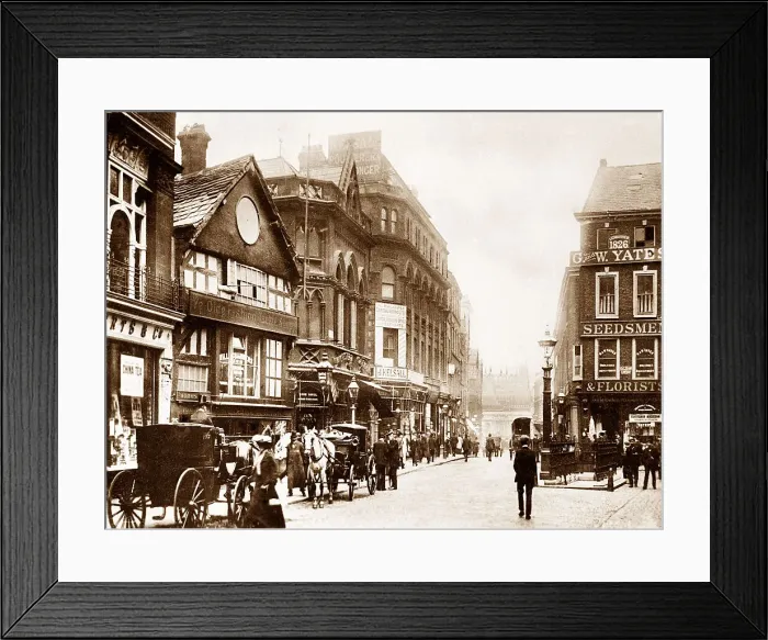Framed Print : Market Place, Manchester Framed Print : Market Place, Manchester