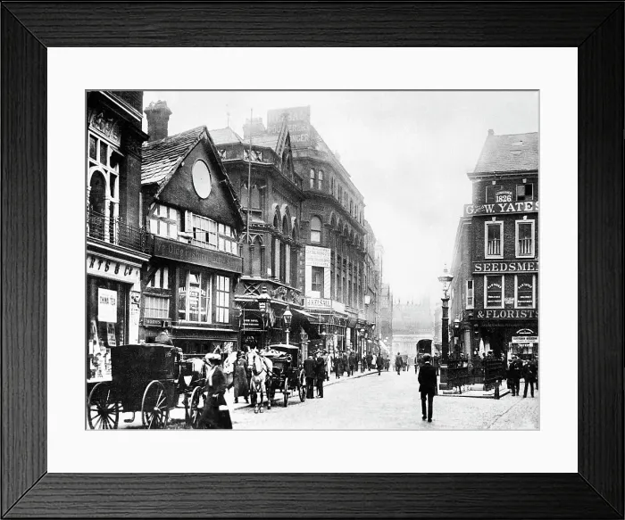 Framed Print : Market Place, Manchester Framed Print : Market Place, Manchester