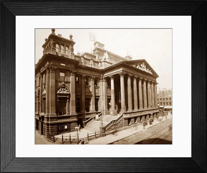 Framed Print : Manchester Exchange Framed Print : Manchester Exchange