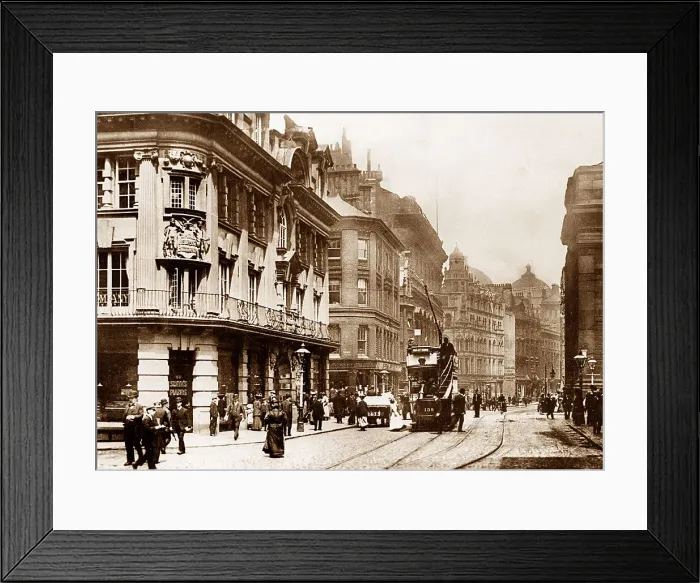 Framed Print : Cross Street, Manchester Framed Print : Cross Street, Manchester