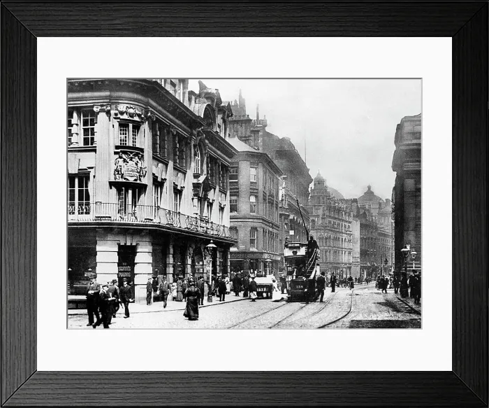 Framed Print : Cross Street, Manchester Framed Print : Cross Street, Manchester