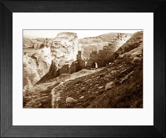 Framed Print : Tintagel castle Framed Print : Tintagel castle