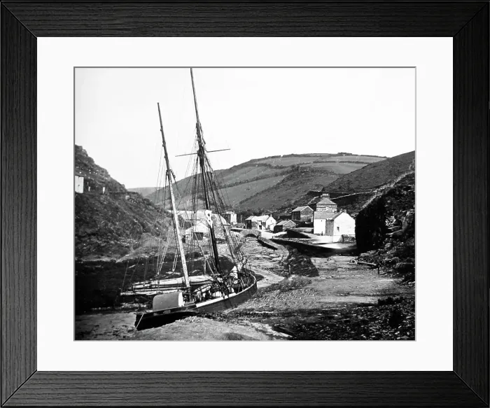 Framed Print : Boscastle Framed Print : Boscastle