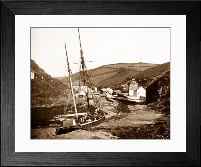 Framed Print : Boscastle Framed Print : Boscastle