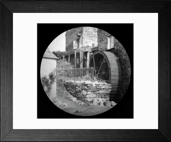 Framed Print : Boscastle Waterwheel Framed Print : Boscastle Waterwheel