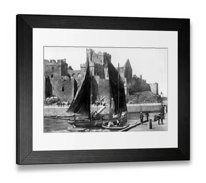 Framed Print : Peel - Isle of Man - Ferry Framed Print : Peel - Isle of Man - Ferry