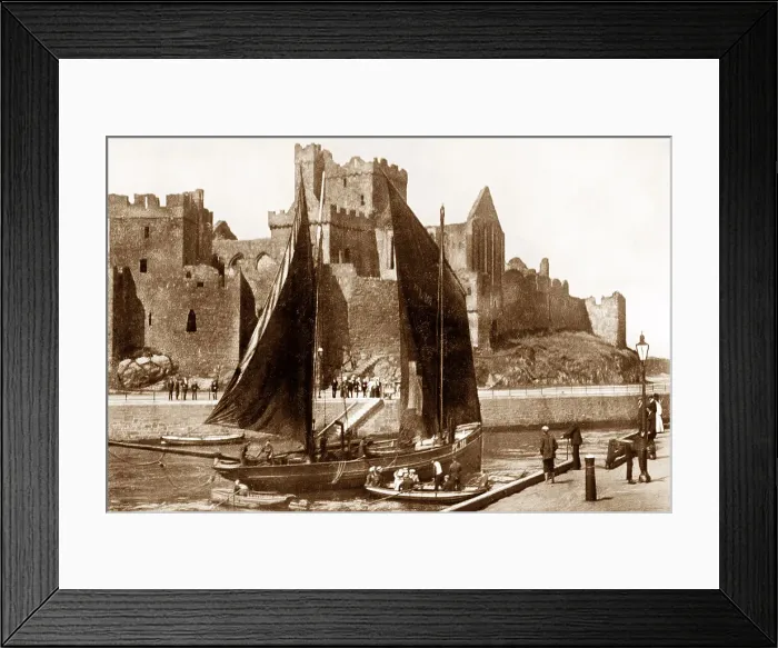 Framed Print : Peel - Isle of Man - Ferry Framed Print : Peel - Isle of Man - Ferry