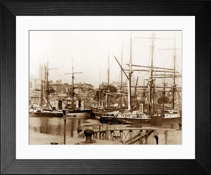 Framed Print : Penzance - Harbour Framed Print : Penzance - Harbour