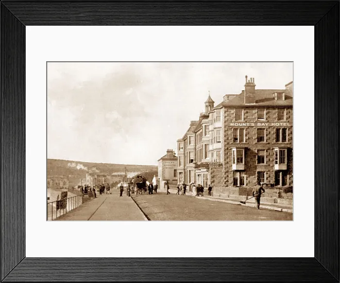 Framed Print : Penzance - The Esplanade Framed Print : Penzance - The Esplanade