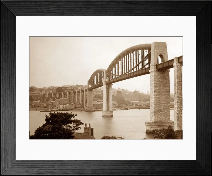 Framed Print : Saltash Viaduct Plymouth Sound Framed Print : Saltash Viaduct Plymouth Sound