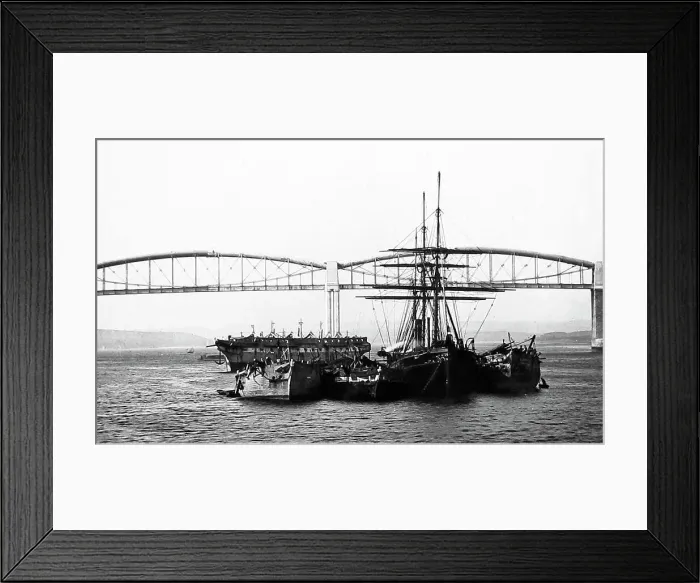 Framed Print : Royal albert Bridge at saltash near plymouth Framed Print : Royal albert Bridge at saltash near plymouth