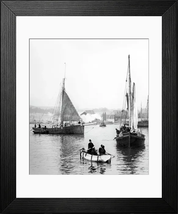 Framed Print : Plymouth - Sutton Harbour Framed Print : Plymouth - Sutton Harbour
