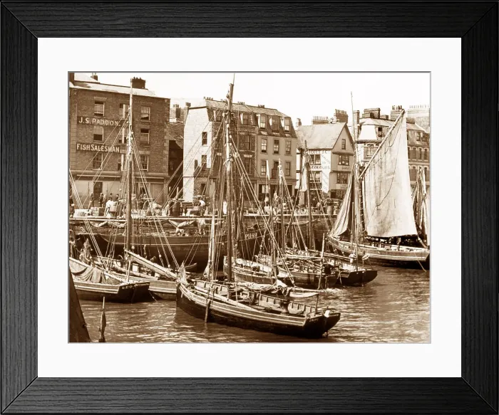 Framed Print : Plymouth - The Barbican Framed Print : Plymouth - The Barbican