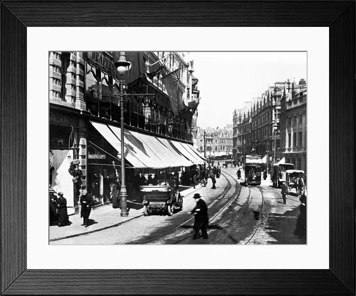 Framed Print : Plymouth - Old Town Street