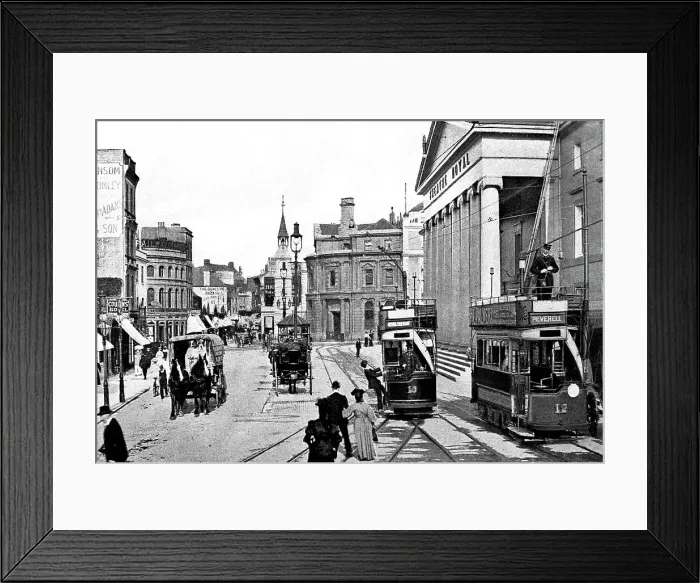 Framed Print : Plymouth - George Street Framed Print : Plymouth - George Street