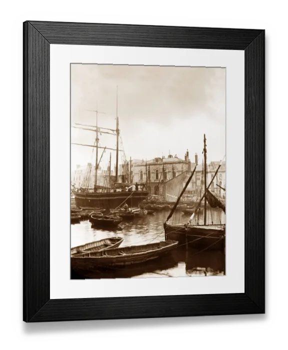 Framed Print : Plymouth - Custom House Framed Print : Plymouth - Custom House
