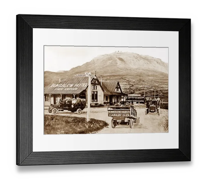 Framed Print : Snaefell, Electric Railway, Bungalow Station Isle of Man Framed Print : Snaefell, Electric Railway, Bungalow Station Isle of Man