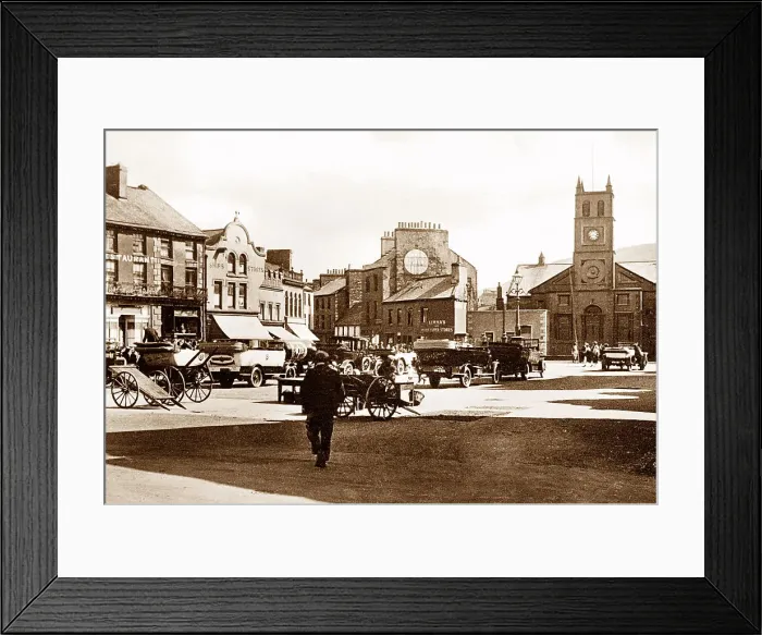 Framed Print : Ramsey, Market Place Isle of Man Framed Print : Ramsey, Market Place Isle of Man