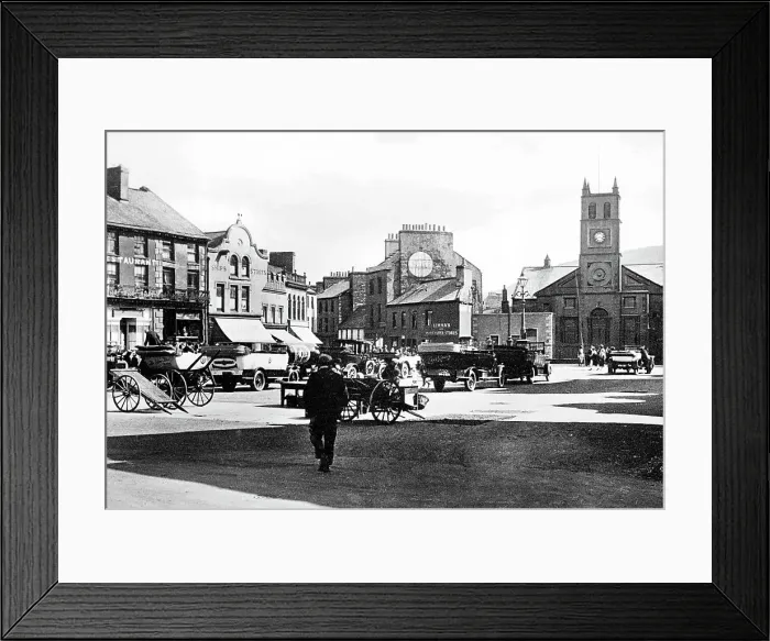 Framed Print : Ramsey, Market Place Isle of Man Framed Print : Ramsey, Market Place Isle of Man