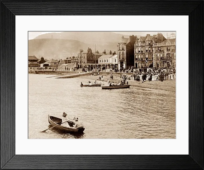 Framed Print : Ramsey, beach from sea Isle of Man Framed Print : Ramsey, beach from sea Isle of Man