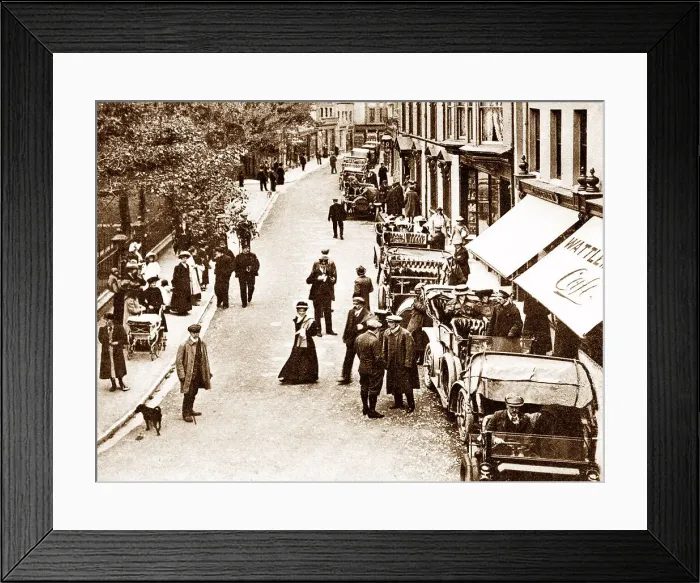 Framed Print : Ramsey - Parliament Street - Isle of Man Framed Print : Ramsey - Parliament Street - Isle of Man
