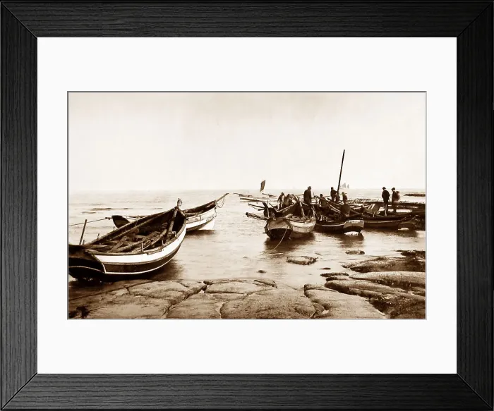 Framed Print : Staithes fishermen Framed Print : Staithes fishermen