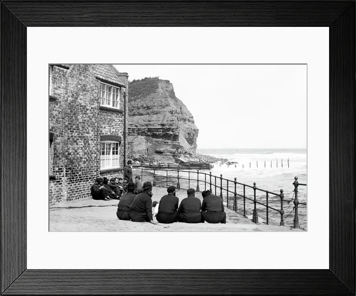 Framed Print : Staithes - Fishermen Framed Print : Staithes - Fishermen