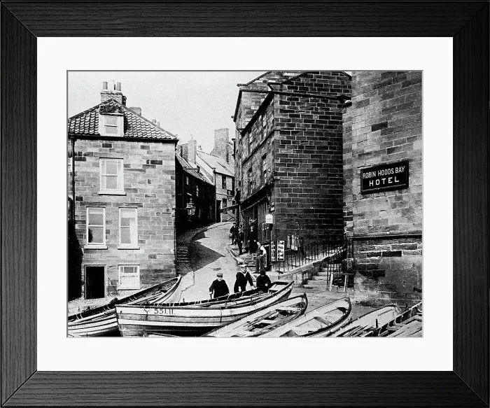 Framed Print : Robin Hood's Bay - King Street Framed Print : Robin Hood's Bay - King Street