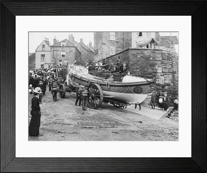 Framed Print : Robin Hood's Bay - Lifeboat Framed Print : Robin Hood's Bay - Lifeboat