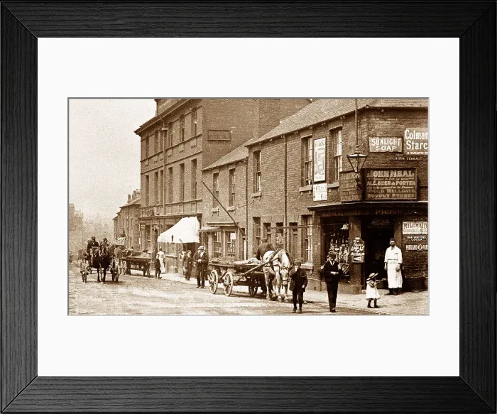 Framed Print : Rotherham - Wellgate Framed Print : Rotherham - Wellgate