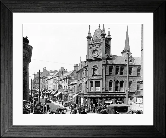 Framed Print : Rotherham - High Street Framed Print : Rotherham - High Street