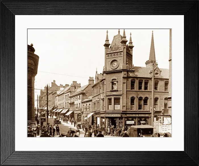 Framed Print : Rotherham - High Street Framed Print : Rotherham - High Street