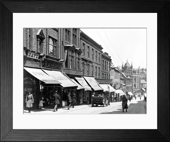 Framed Print : Rotherham - High Street