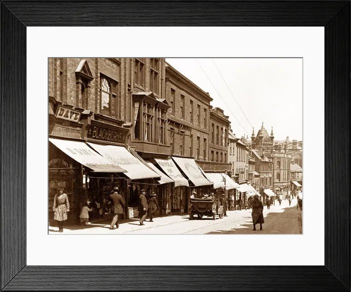 Framed Print : Rotherham - High Street Framed Print : Rotherham - High Street