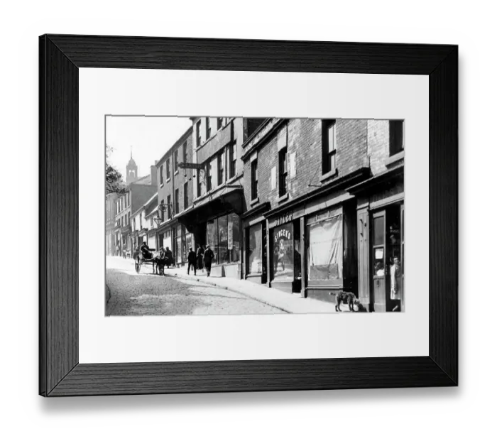 Framed Print : Rotherham - Church Street Framed Print : Rotherham - Church Street