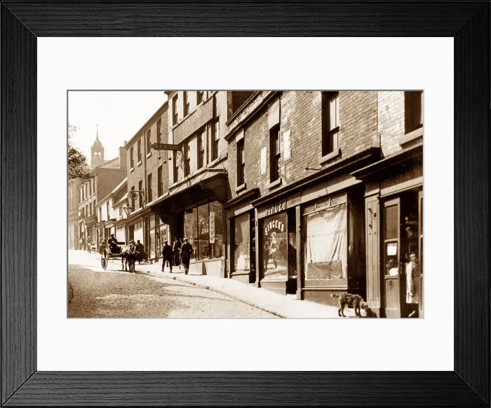 Framed Print : Rotherham - Church Street Framed Print : Rotherham - Church Street