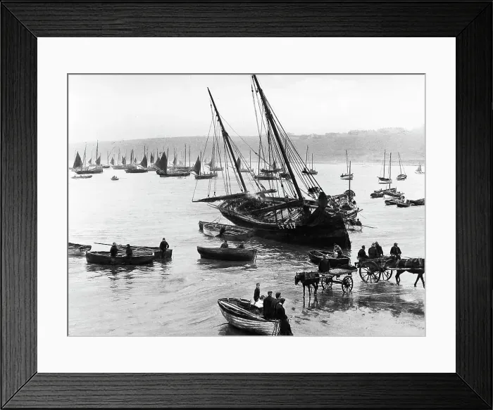 Framed Print : Fishing Scarborough Framed Print : Fishing Scarborough