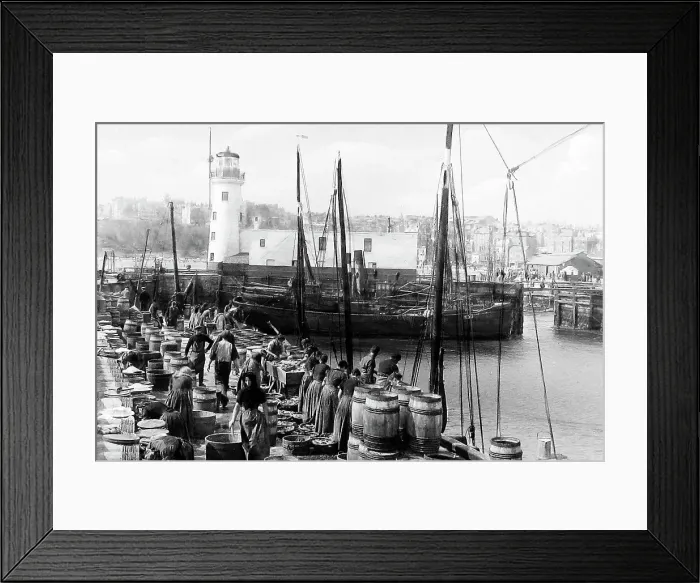 Framed Print : Fishing Scarborough Framed Print : Fishing Scarborough