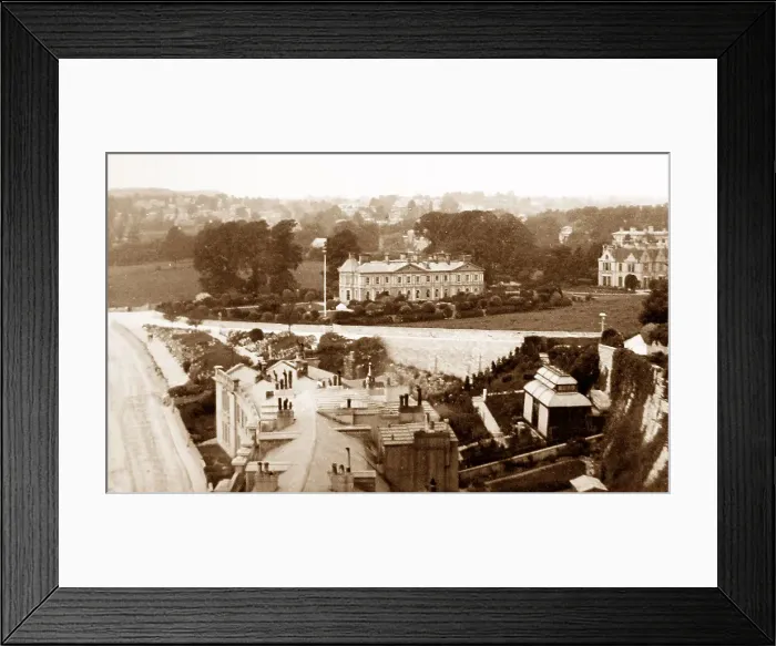 Framed Print : Torquay belgrave hotel