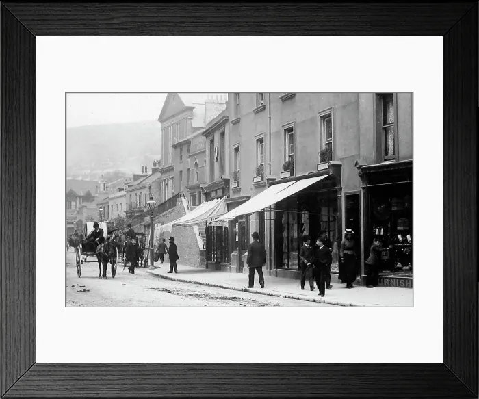 Framed Print : Torquay Fleet street Framed Print : Torquay Fleet street