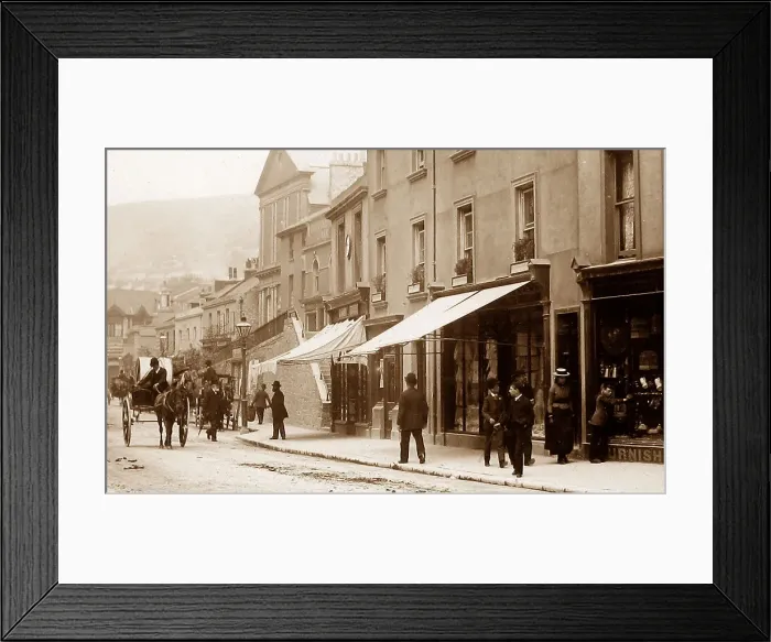 Framed Print : Torquay Fleet street Framed Print : Torquay Fleet street