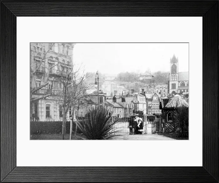 Framed Print : Torquay from public gardens Framed Print : Torquay from public gardens
