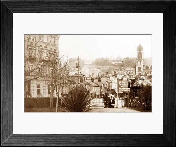 Framed Print : Torquay from public gardens Framed Print : Torquay from public gardens