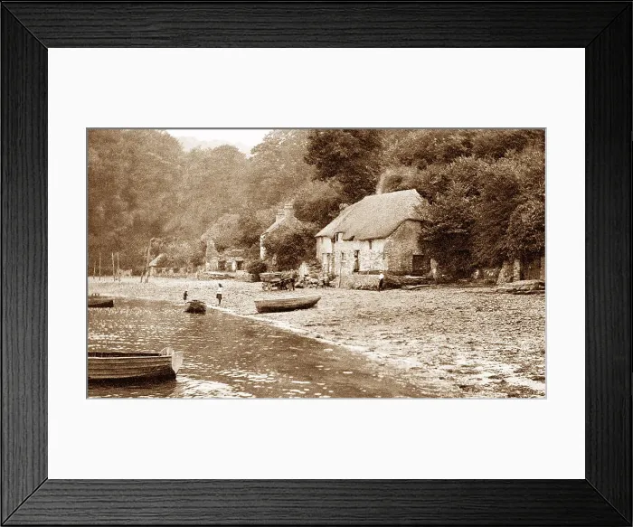 Framed Print : Dittisham on the Dart Framed Print : Dittisham on the Dart