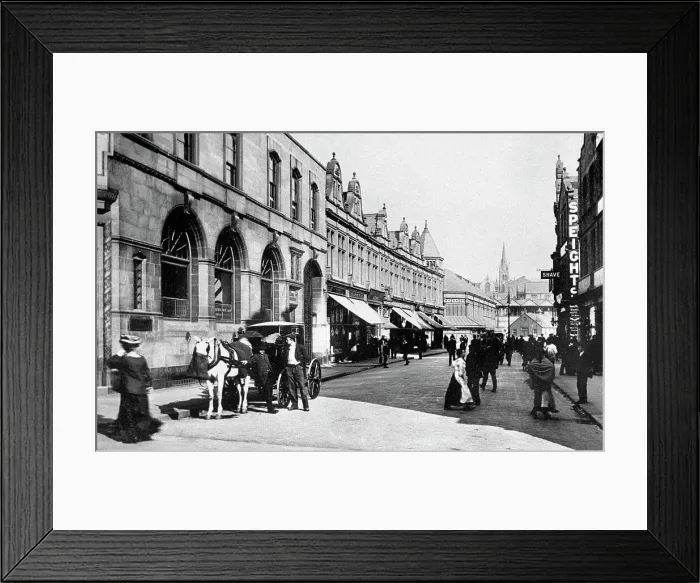 Framed Print : Dewsbury - Corporation Street Framed Print : Dewsbury - Corporation Street