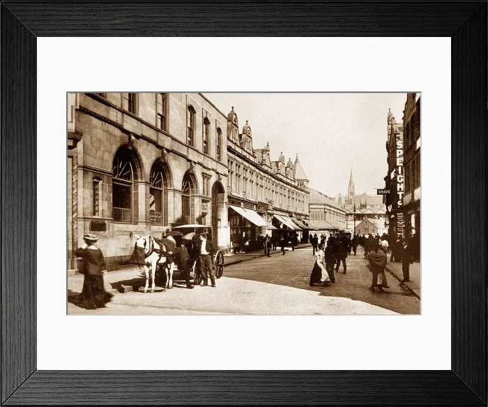 Framed Print : Dewsbury - Corporation Street Framed Print : Dewsbury - Corporation Street